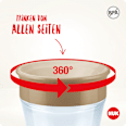 Trinklernbecher Mini Magic Cup rot 6+ Monate 160 ml NUK