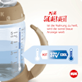Trinklernflasche First Choice Temp. Control Disney, rot, ab 6 Monate, 150 ml  NUK