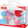 Trinklernset Evolution, rot/lila, ab 6. Monat, 230 ml NUK