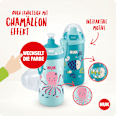 Trinklernflasche Junior Cup Color Change türkis, ab 3 Jahre, 300 ml  NUK