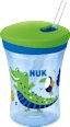 Trinkhalmbecher Evolution Action Cup, grün/blau, ab 12. Monat, 230 ml NUK
