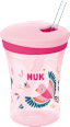 Trinkhalmbecher Evolution Action Cup, rosa, ab 12. Monat, 230 ml  NUK