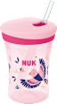 Trinkhalmbecher Evolution Action Cup, rosa, ab 12. Monat, 230 ml  NUK