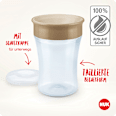 Trinklernbecher Magic Cup blau 8+ Monate 230 ml NUK