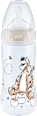 First Choice Winnie plastična flašica za bebe, od 0 do 6 meseci, sa indikatorom temperature, 300ml NUK