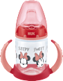 Trinklernflasche First Choice Temp. Control Disney, rot, ab 6 Monate, 150 ml  NUK