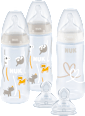 Starterset First Choice Temp. Control creme/weiß, 5tlg NUK