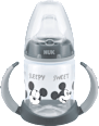 Trinklernflasche First Choice Temp. Control, Disney grau, 6-18 Monate, 150 ml NUK