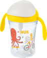 Trinkhalmbecher Motion Cup gelb, 230 ml NUK