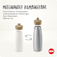 Trinkflasche Edelstahl Mini-Me beige, 300ml NUK