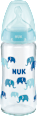 Babyflasche aus Glas First Choice, blau, 0-6 Monate, 240 ml  NUK