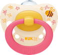 Schnuller Signature Silikon, gelb/pink, 6-18 Monate NUK