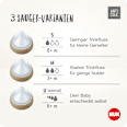Trinksauger Perfect Match Silikon, Gr. M ab 3 Monate NUK