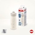 Trinkflasche Edelstahl Mini-Me beige, 300ml NUK