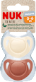 Schnuller for Nature Silikon, rot/ beige, Gr.1, 0-6 Monate NUK