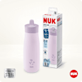 Trinkhalmflasche Edelstahl Mini-Me flieder, 500ml NUK