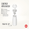 Trinkflasche Edelstahl Mini-Me beige, 300ml NUK