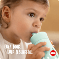 Trinkflasche Edelstahl Mini-Me beige, 300ml NUK