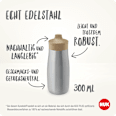 Trinkflasche Edelstahl Mini-Me flieder, 300ml NUK