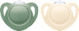 Schnuller for Nature Silikon, grün/ beige, Gr.1, 0-6 Monate NUK