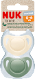 Schnuller for Nature Silikon, grün/ beige, Gr.1, 0-6 Monate NUK