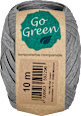Geschenkband kompostierbar graubraun Go Green