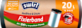 Müllbeutel 20 l Fixierband mit 100 % recyceltem Plastik Swirl