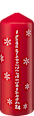 Kerze, Advent, bordeaux Dekorieren & Einrichten