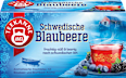 Früchtetee Schwedische Blaubeere (20 Beutel) Teekanne