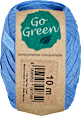 Geschenkband mittelblau Go Green