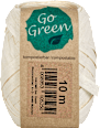 Geschenkband kompostierbar natur Go Green