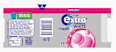 Kaugummi Extra Professional White, Bubblemint, zuckerfrei EXTRA