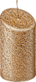 Kerzen gestuft & abgeschrägte Oberfläche, gold metallic Dekorieren & Einrichten