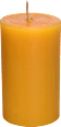Kerze aus 100 % Bienenwachs, Rustik (8 cm) Dekorieren & Einrichten