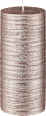 Kerze 150/70, Struktur, metallic roségold Dekorieren & Einrichten