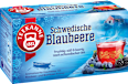 Früchtetee Schwedische Blaubeere (20 Beutel) Teekanne