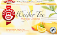 Weißer Tee Mango-Zitrone (20 Beutel) Teekanne