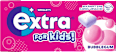 Kaugummi, Extra for Kids Bubblegum, zuckerfrei EXTRA