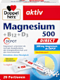 Aktiv Magnesium 500 direkt Sticks Doppelherz