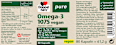 pure Omega-3 1075 Kapseln vegan Doppelherz