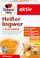 Heißer Ingwer + Kurkuma Heißgetränk (10 Stück), vegan Doppelherz