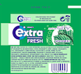 Kaugummi, Extra Professional Fresh, Spearmint, zuckerfrei EXTRA