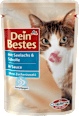 Nassfutter für Katzen mit Seelachs & Scholle, in Sauce Dein Bestes