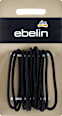 Haargummi dünn, schwarz ebelin