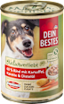 Nassfutter Hund mit Rind, Kartoffel, Karotte & Distelöl, Naturverliebt Dein Bestes