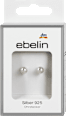 silberne Perl-Ohrstecker (1 Paar) ebelin