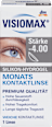 Silikónovo-hydrogélové mesačné kontaktné šošovky, dioptria - 4,00 Visiomax