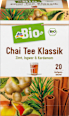 Gewürz-Tee, Chai Tee Klassik (20 x 2 g) dmBio