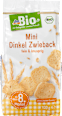 Snack Mini Dinkel Zwieback ab dem 8. Monat dmBio
