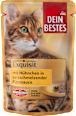 Nassfutter Katze mit Hühnchen in Käsesauce, Exquisit Dein Bestes